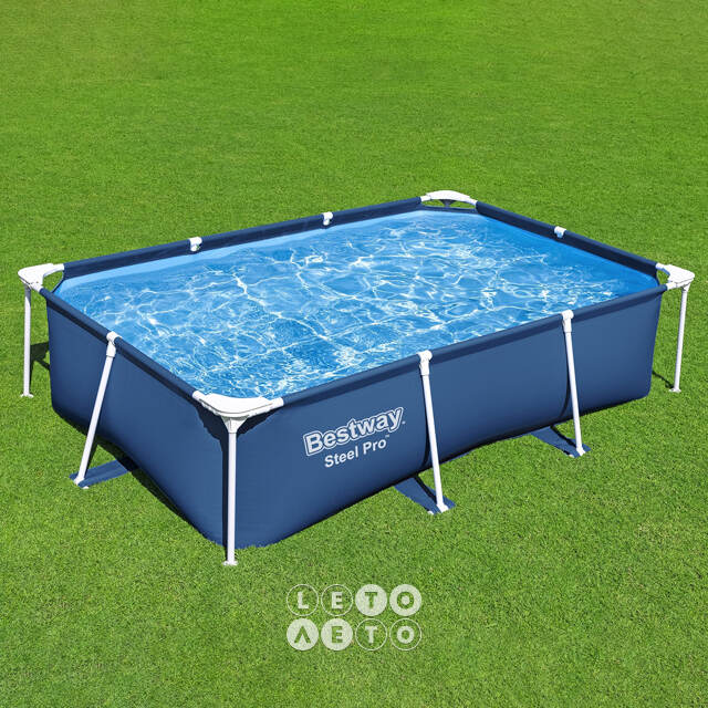Прямоугольный каркасный бассейн 56403 Bestway 259*170*61 см Bestway