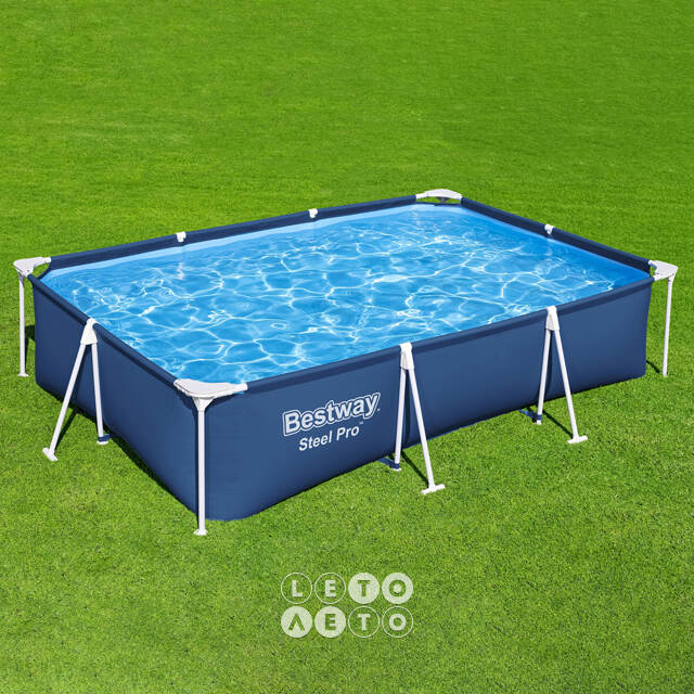 Прямоугольный каркасный бассейн 56404 Bestway 300*201*66 см Bestway
