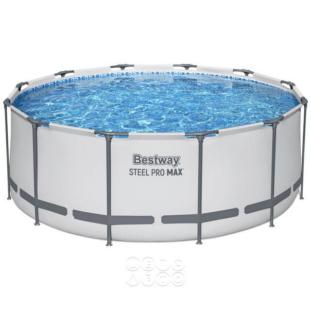 Каркасный бассейн 56420 BestWay Steel Pro Мах 366*122 см, фильтр-насос, аксессуары Bestway