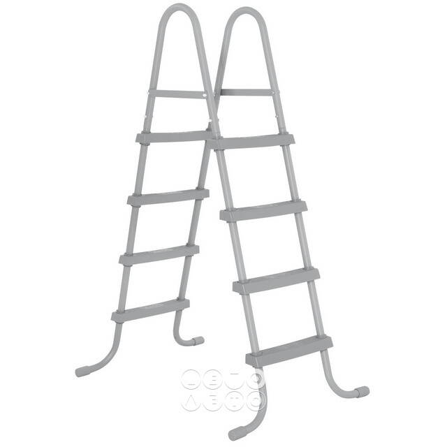 Прямоугольный каркасный бассейн 56457 Bestway Steel Pro Max 412*201*122 см, песочный фильтр-насос, аксессуары Bestway