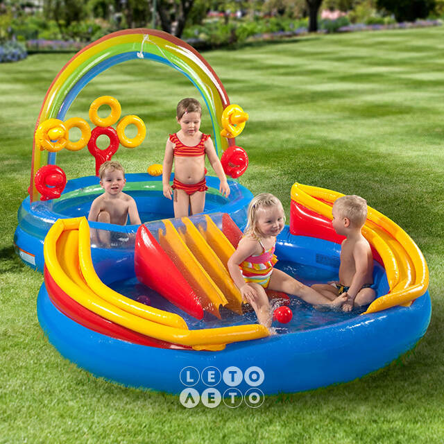 Водный игровой центр Радуга 57453 Intex, 297*193*135 см, клапан INTEX