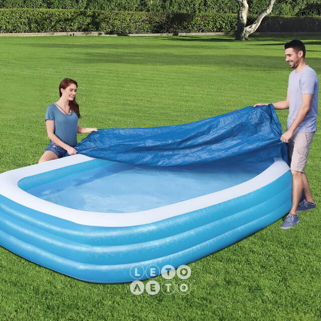 Тент для прямоугольных надувных бассейнов 305*183 см Bestway