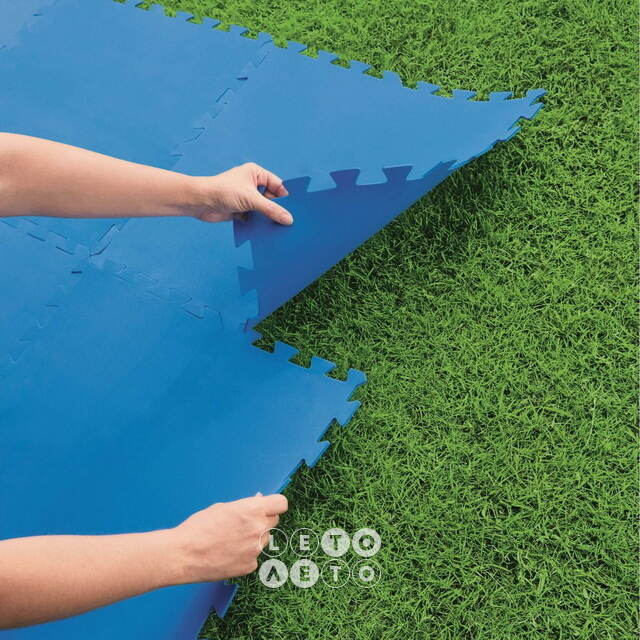 Подложка под бассейн Puzzle 50*50 см, 9 шт Bestway