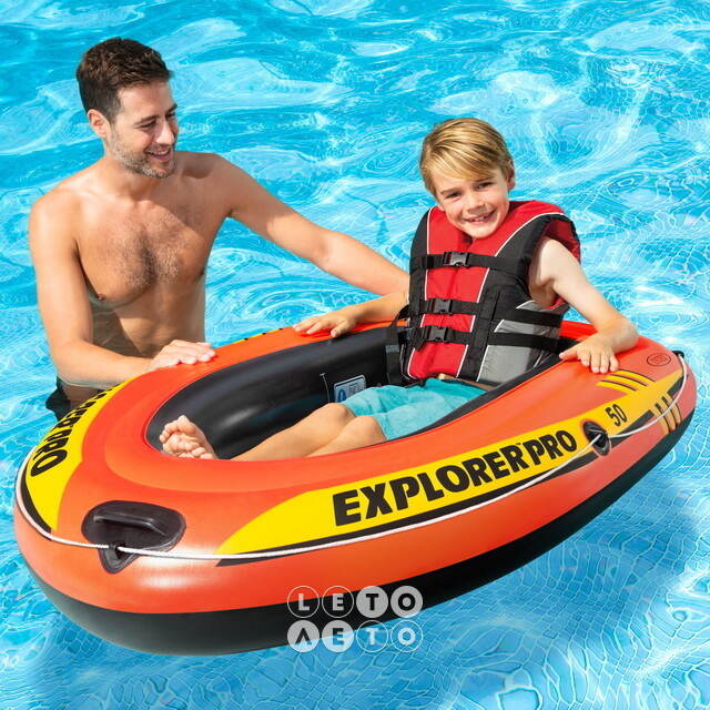 Надувная лодка Explorer Pro-50 137*85*23 см INTEX