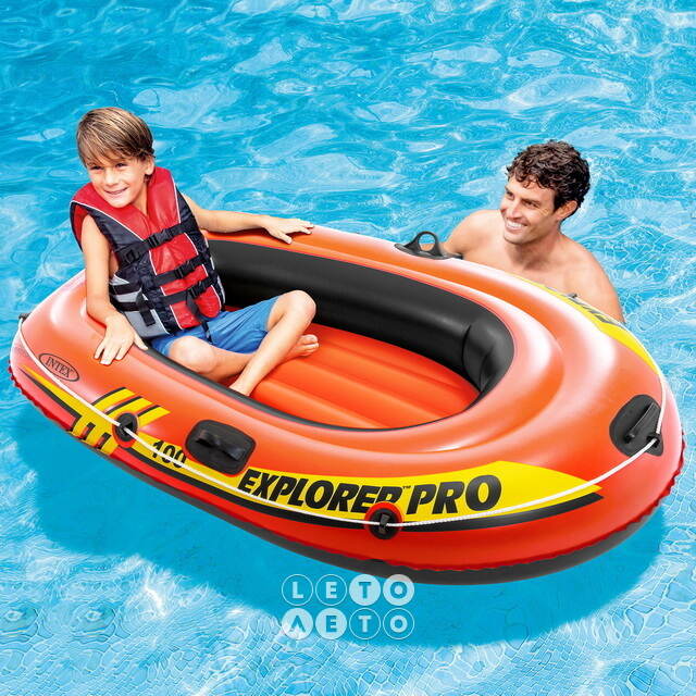Надувная лодка Explorer Pro-100 160*94*29 см INTEX