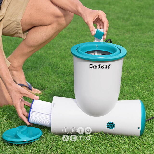 Скиммер с фильтром Bestway 58469 Skimatic (3974 л/ч) голубой Bestway