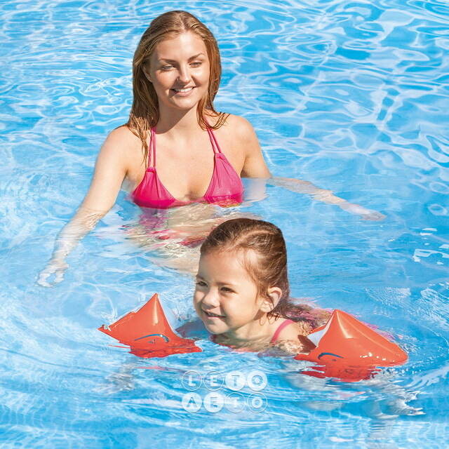 Нарукавники Deluxe, 23*15 см, 3-6 лет INTEX