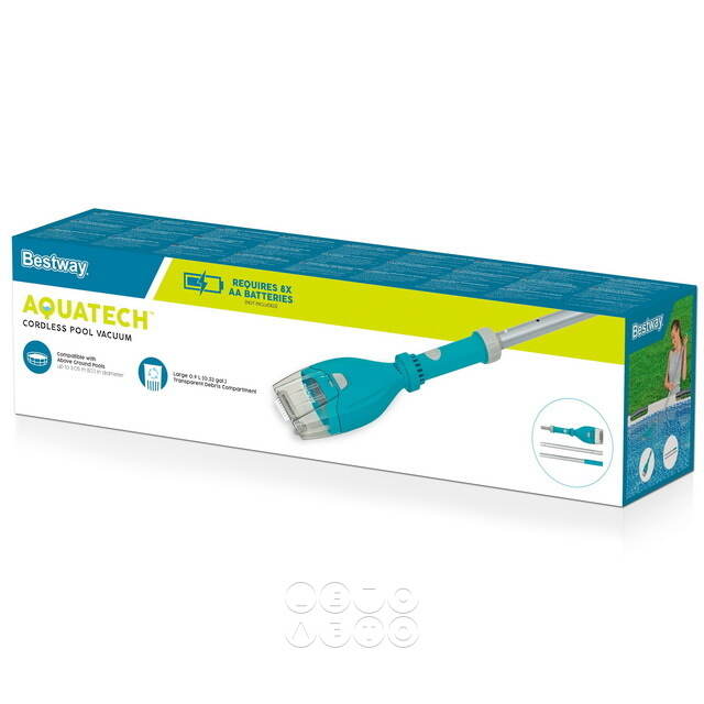 Вакуумный пылесос для бассейна 58770 Bestway AquaTech Cordless, на батарейках Bestway