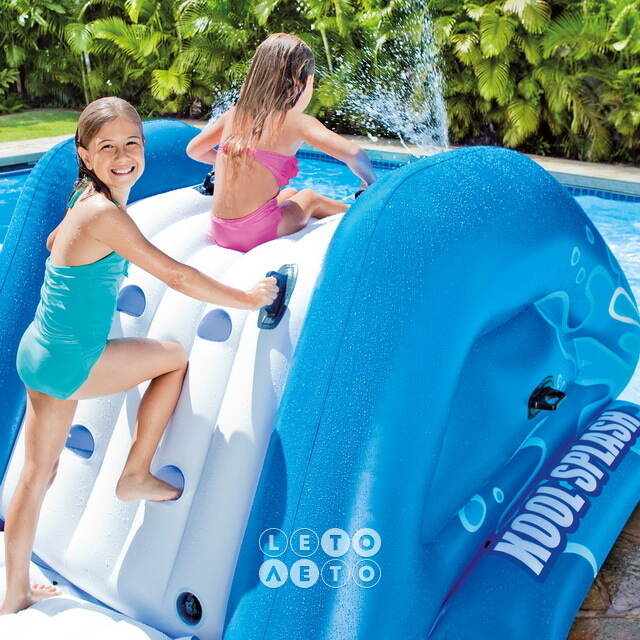 Водная надувная горка 333*206*117 см INTEX