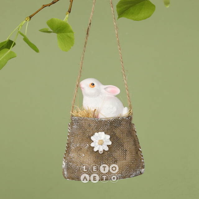 Подвесное украшение Country Bunny 9 см, подвеска Breitner