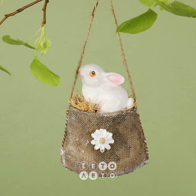 Подвесное украшение Country Bunny 9 см, подвеска Breitner