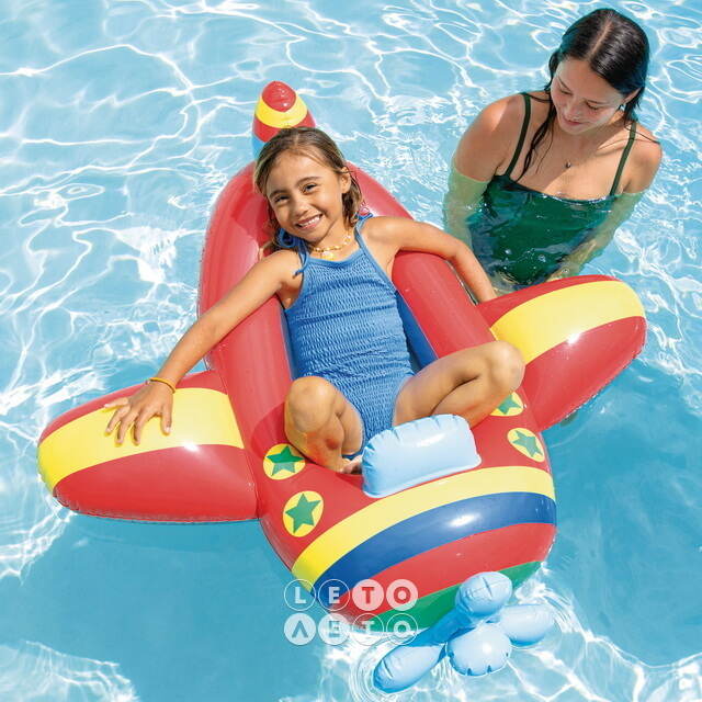Надувная игрушка Cruiser Самолет, 3-6 лет INTEX