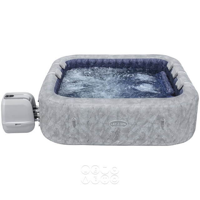 Надувной спа-бассейн 230*71 см 6001Q Bestway San Francisco Smart HydroJet Pro (Бествэй Сан Франциско Смарт Гидроджет Про), теплосберегающий тент Bestway (Бествей)