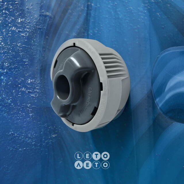 Надувной спа-бассейн 216*80 см 6001T Bestway Santorini Smart HydroJet Pro (Бествей Санторини Смарт Гидроджет Про), теплосберегающий тент, подсветка Bestway (Бествей)