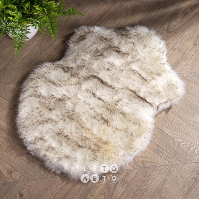 Декоративный меховой коврик Caribou 55*38 см Kaemingk (Кейминг)