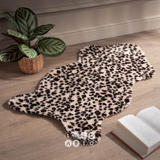 Декоративный меховой коврик Leopardio 90*50 см Kaemingk (Кейминг)
