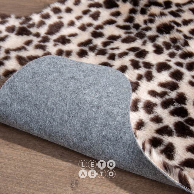 Декоративный меховой коврик Leopardio 90*50 см Kaemingk (Кейминг)