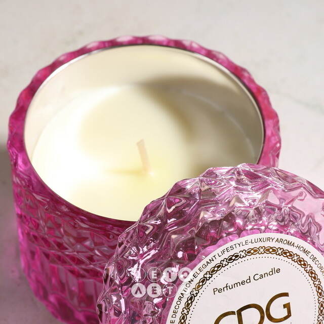 Ароматическая свеча Crystal Gasperi: Pomegranate&Cranberry 9 см, стекло EDG