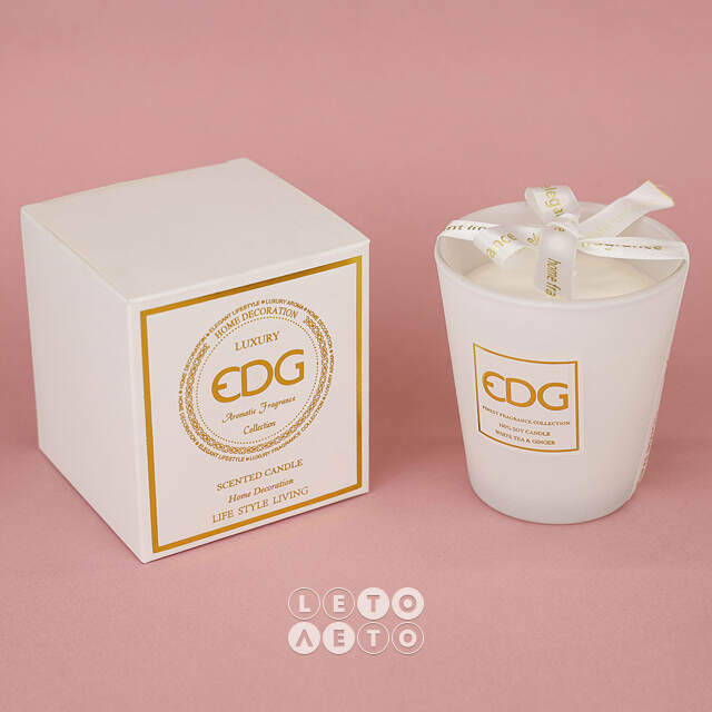 Ароматическая свеча Gasperi di Soia: Tea&Ginger, 34 часа горения EDG