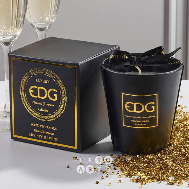 Ароматическая свеча Gasperi di Soia: Champagne, 34 часа горения EDG (ЭДГ)