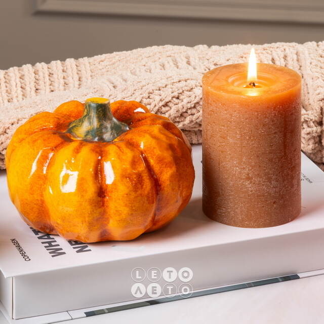 Набор декоративных фигур Тыквы Swindon 14 см, 2 шт Boltze