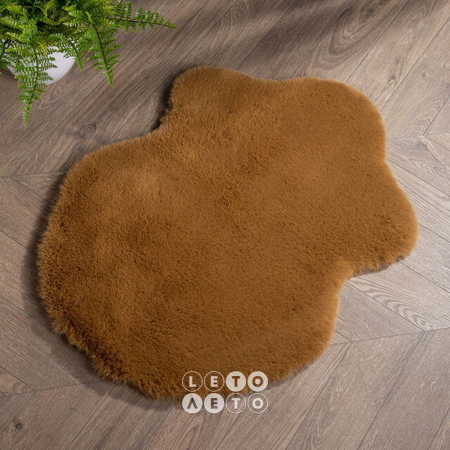 Декоративный коврик Освальд 55*38 см коричневый Kaemingk (Кейминг)