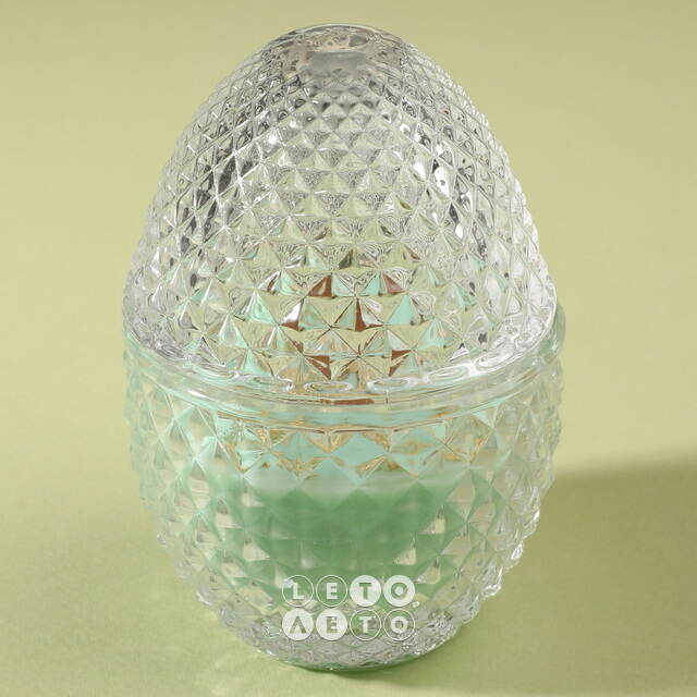 Ароматическая свеча Flora - Fig&Gardenia 12 см, 20 часов горения EDG