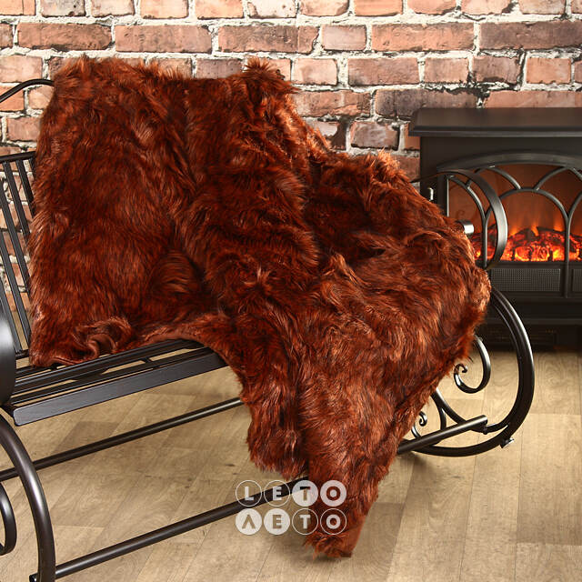 Меховой плед Garten Red 150*130 см Kaemingk