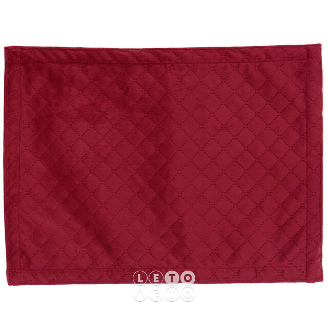 Тканевая салфетка для сервировки стола Дженнифер 40*30 см красная Kaemingk