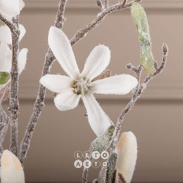 Искусственная Магнолия Soie Blanche 114 см Kaemingk