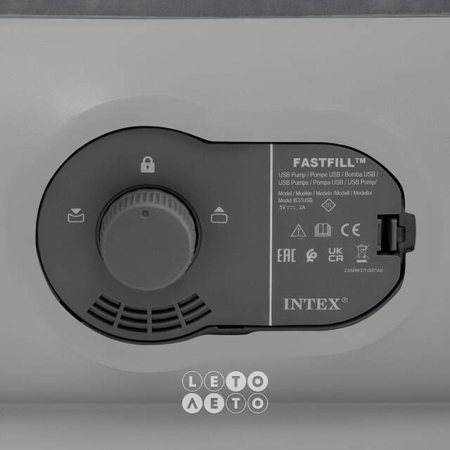 Надувной матрас Prestige Twin со встроенным USB-насосом, 99*191*30 см INTEX