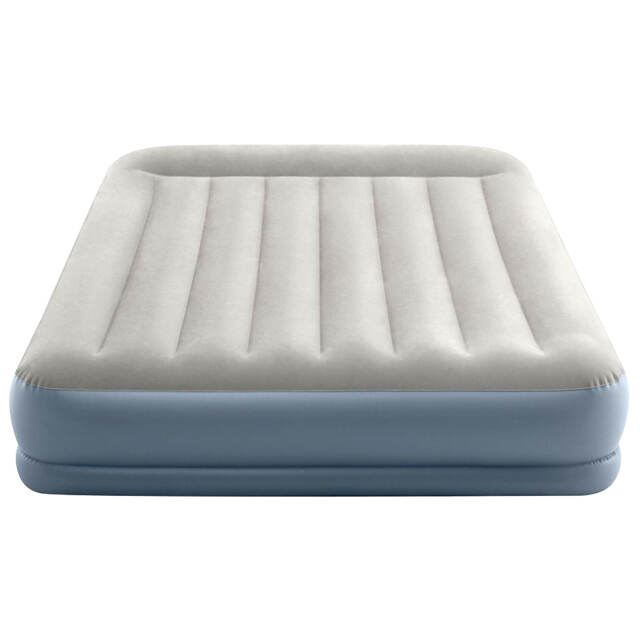 Надувной матрас с насосом Pillow Rest 152*203*30 см INTEX