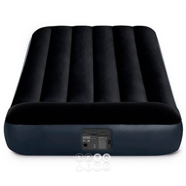 Надувной матрас с насосом Pillow Rest Classic 99*191*25 см INTEX