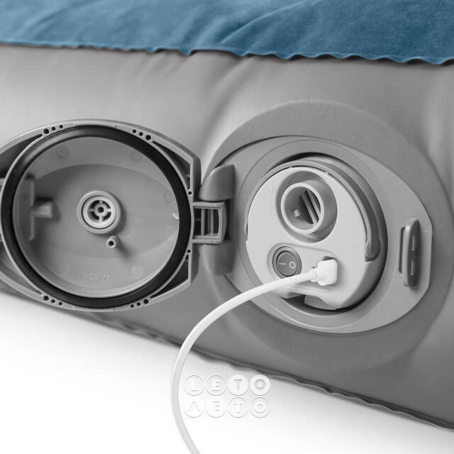 Надувной матрас с насосом Prestige Twin (Престиж Твин) с USB-портом, 99*191*25 см INTEX (Интекс)
