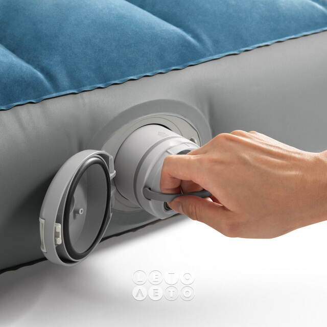 Надувной матрас с насосом Prestige Twin (Престиж Твин) с USB-портом, 99*191*25 см INTEX (Интекс)