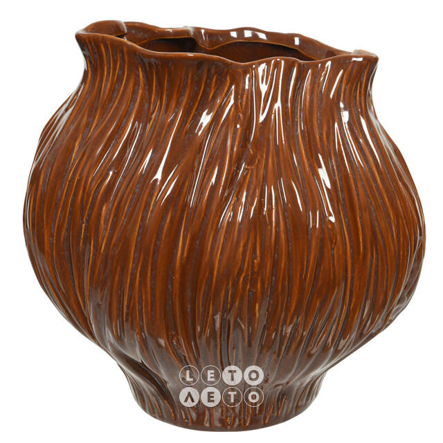 Керамическая ваза Castanea 21*21 см Kaemingk