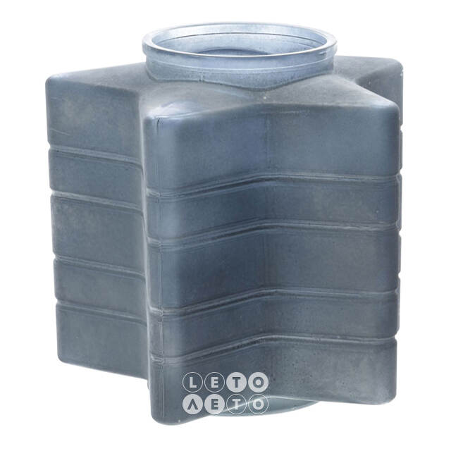 Стеклянный подсвечник Blue Frosty 23 см Kaemingk