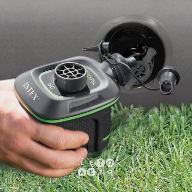 Надувной матрас с насосом Prestige Downy 137*191*25 см INTEX 64778 INTEX