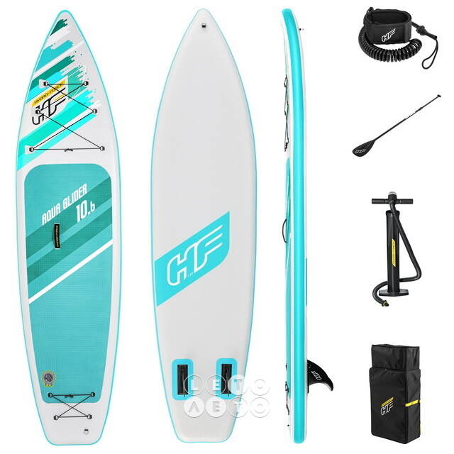 Надувной сап борд SUP Aqua Glider Set 320*79 см с аксессуарами Bestway