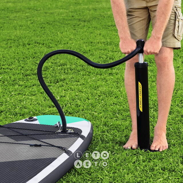 Надувной сап борд SUP Aqua Wander Travel 305*84 см с аксессуарами Bestway