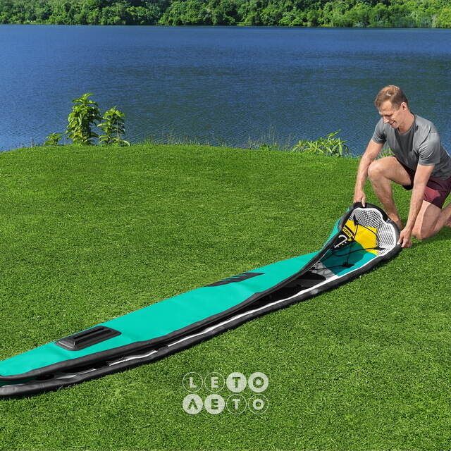 Надувной сап борд SUP Aqua Wander Travel 305*84 см с аксессуарами Bestway