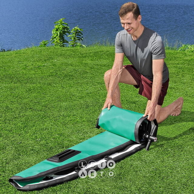 Надувной сап борд SUP Aqua Wander Travel 305*84 см с аксессуарами Bestway