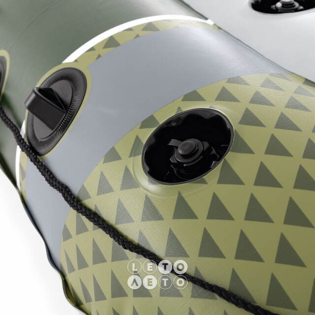 Надувная лодка Seahawk (Сихоук) четырехместная 351*145*48 см + насос и весла INTEX (Интекс)