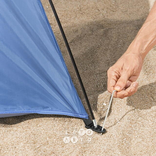 Пляжная палатка Beach Ground-2 200*120*95 см синяя Bestway