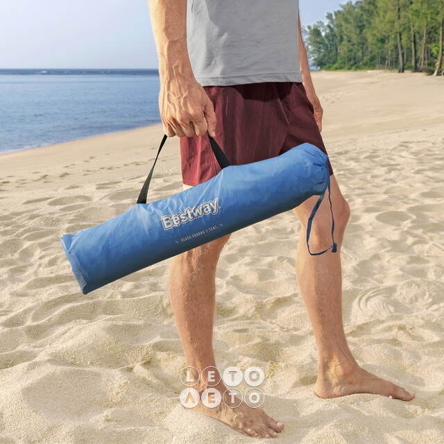 Пляжная палатка Beach Ground-2 200*120*95 см синяя Bestway