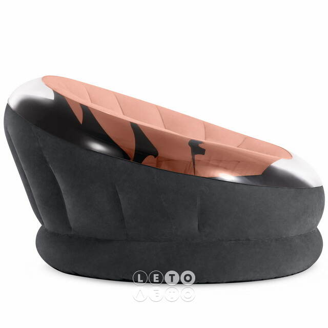 Надувное кресло Empire Chair 112*109*69 см розовое INTEX