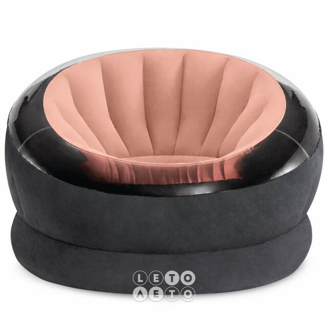 Надувное кресло Empire Chair 112*109*69 см розовое INTEX