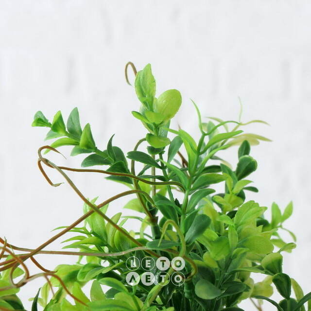 Искусственное растение в горшке Boxwood 29 см бежевый Boltze