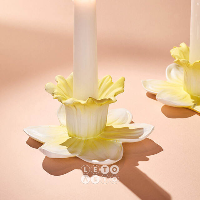 Декоративный подсвечник Giallo Narciso 12 см EDG (ЭДГ)