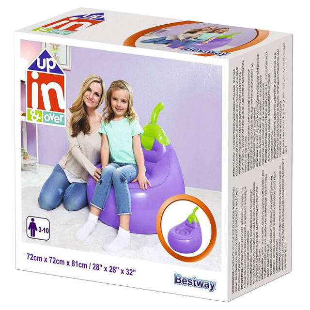 Надувное детское кресло Баклажан 81*72*72 см Bestway